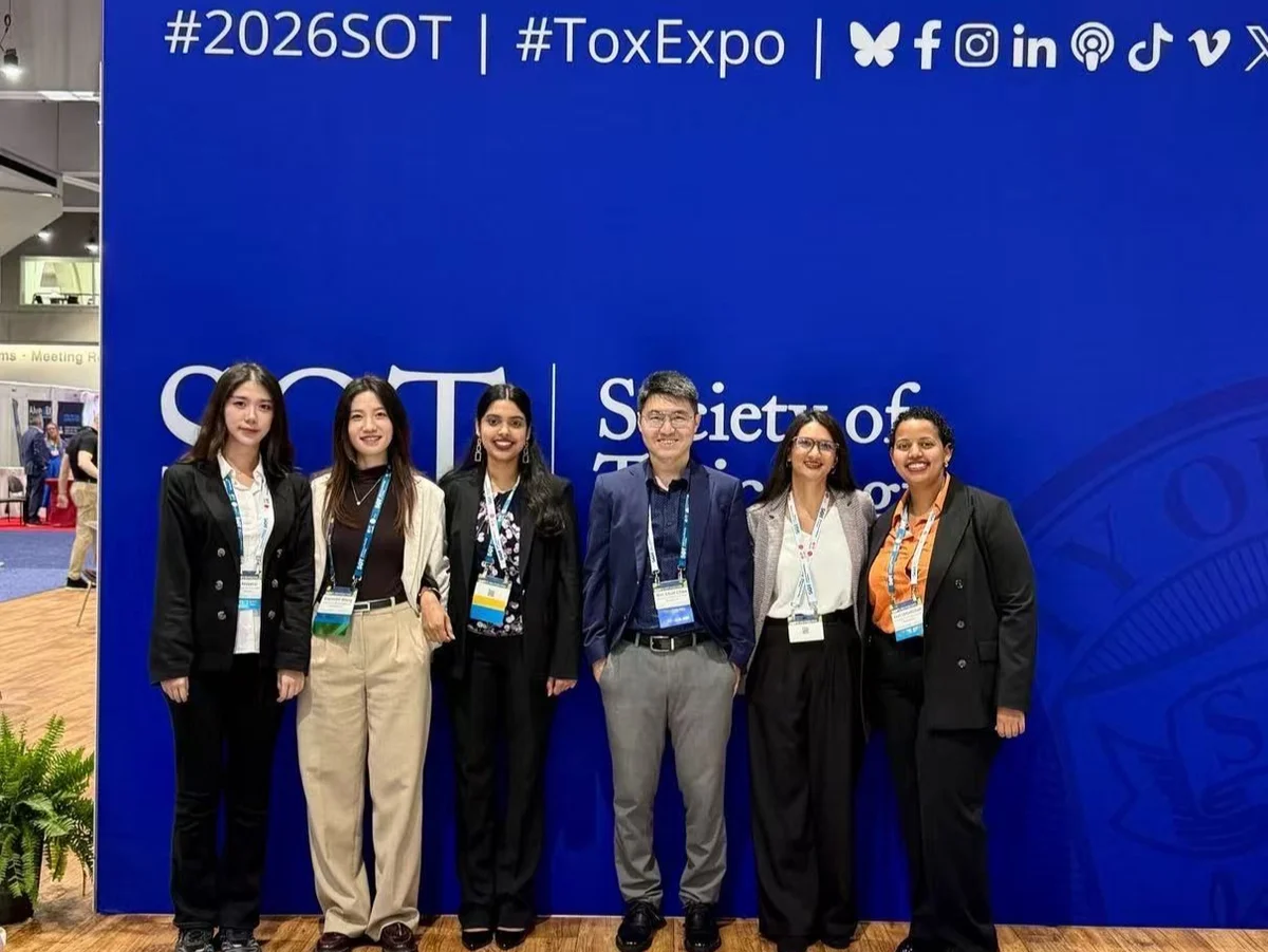 Chou Lab members together at the 2026 Society of Toxicology Annual Meeting.